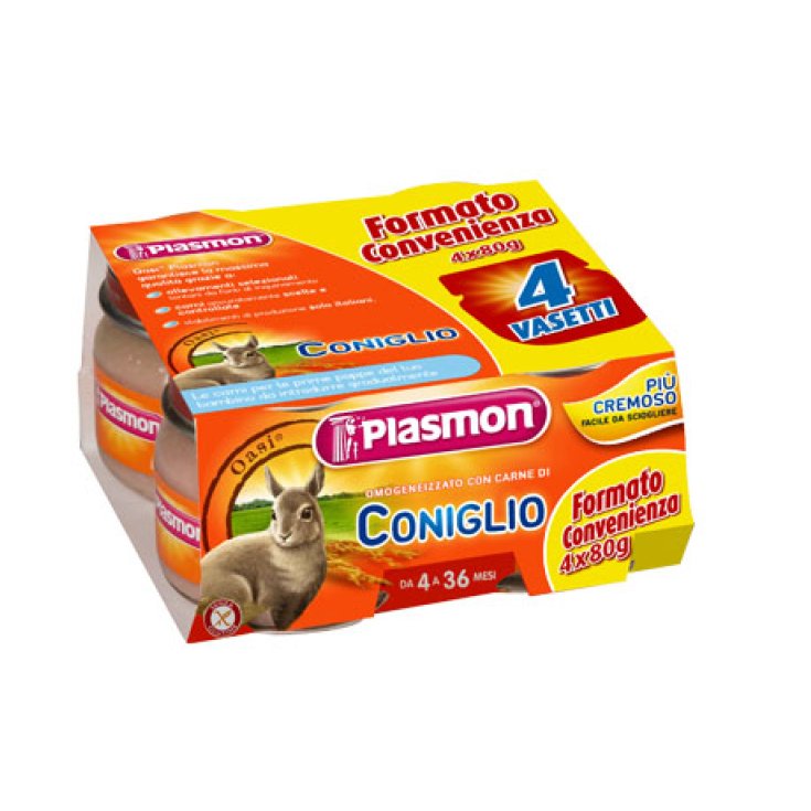 Plasmon Homogenisiertes Kaninchenfleisch 4x80g