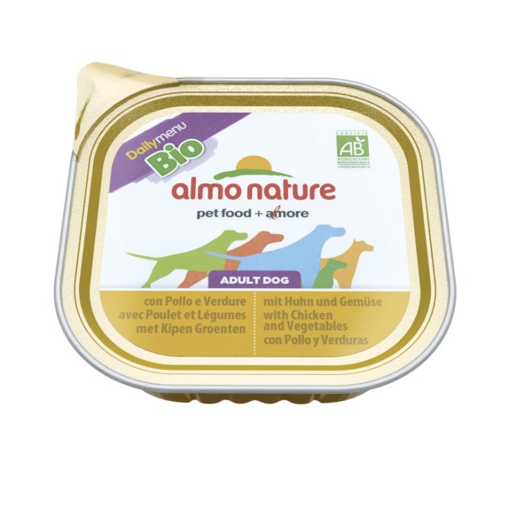 Almo Nature Daily Menu Bio Dog Bio Huhn und Gemüse 100g