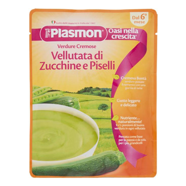 Plasmon Bontà Della Mamma Samtige Zucchini und Erbsen 180g