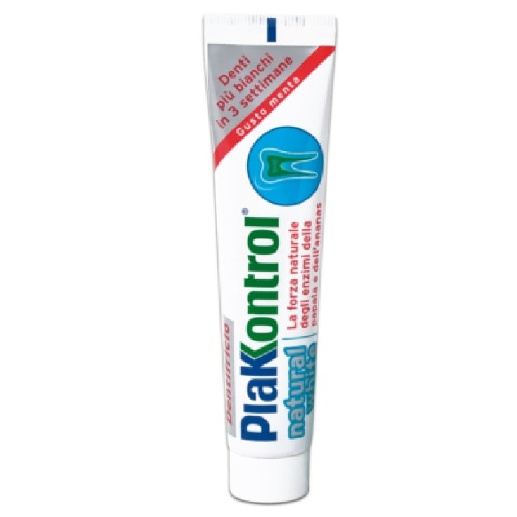 Plakkontrol Natural White Natürliche Whitening-Zahnpasta 25ml
