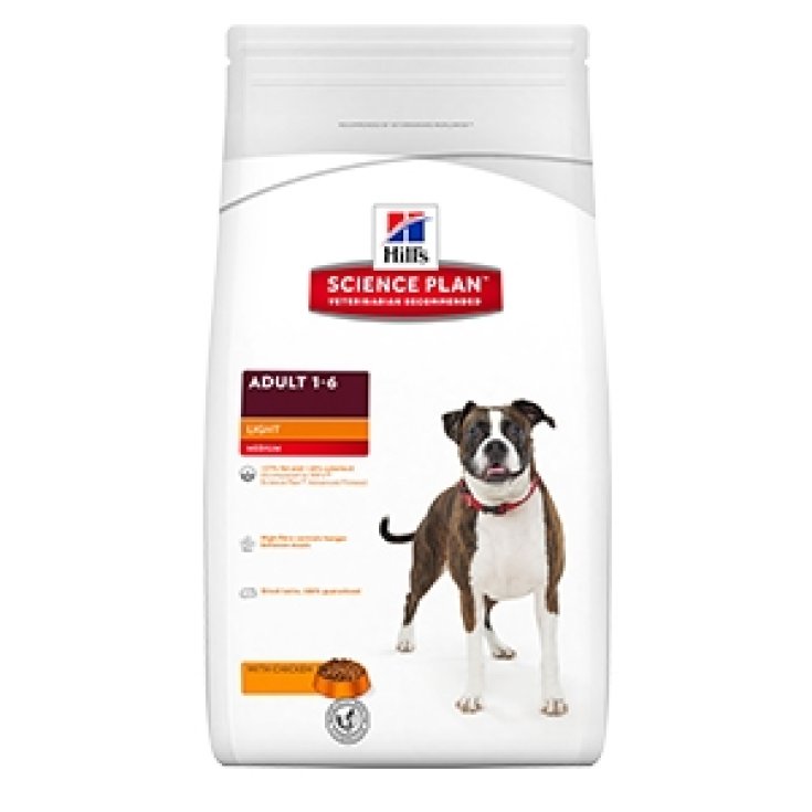 Hill's Science Plan Adult Light Trockenfutter für Hunde 12kg