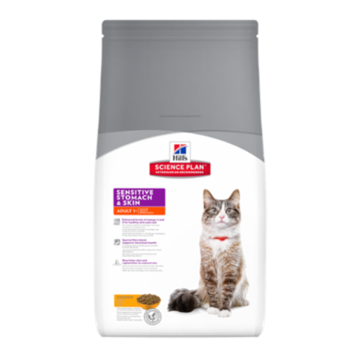 Hill's Science Plan Feline Adult Sensitive Stomach & Skin mit Huhn 1,5kg