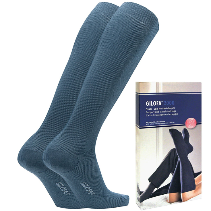 Nova Medical 2000 Gilofa2000 Unisex Vorbeugende Kniestrümpfe Baumwolle Schwarz Farbe Talgia 5