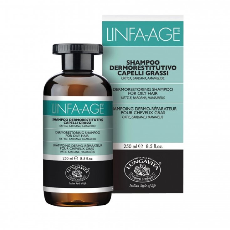 LungaVita Linfa-Age Dermo-auffüllendes Shampoo für fettiges Haar 250 ml