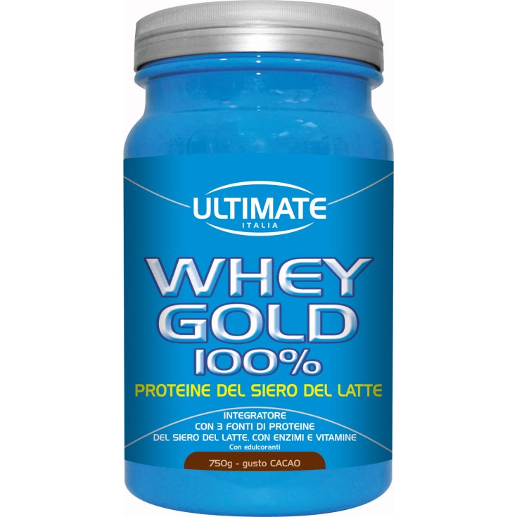 Ultimate Whey Gold 100 % Nahrungsergänzungsmittel mit Kakaogeschmack 750 g
