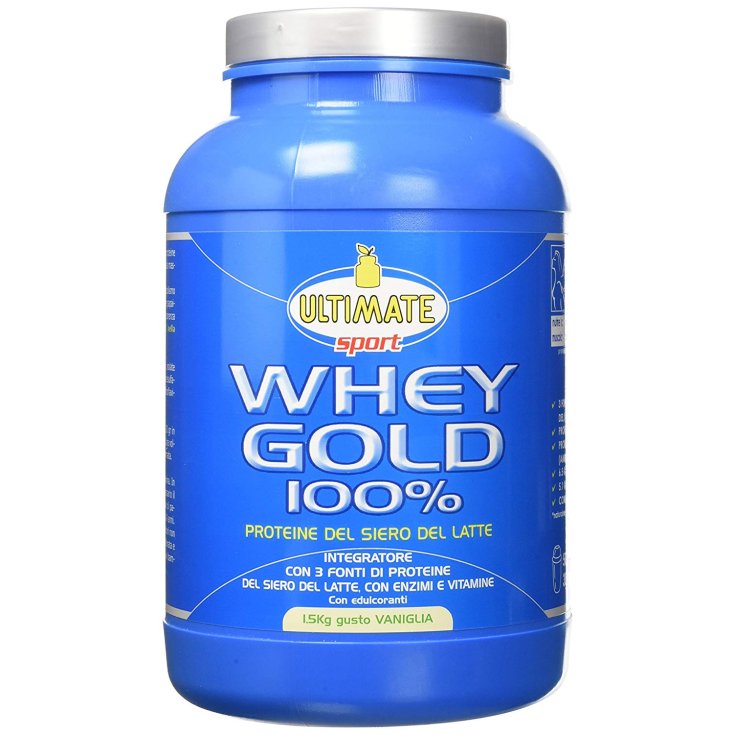 Ultimate Sport Whey Gold 100% Vanillearoma Nahrungsergänzungsmittel 1,5Kg