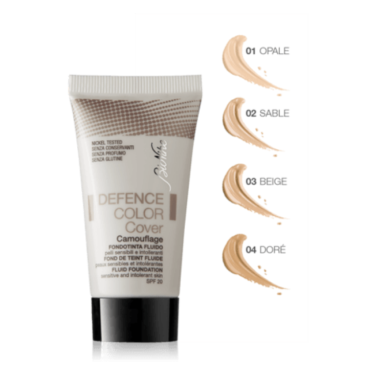 BioNike Defense Colour Cover Corrective Fluid Foundation Shade 02 Sand 30ml