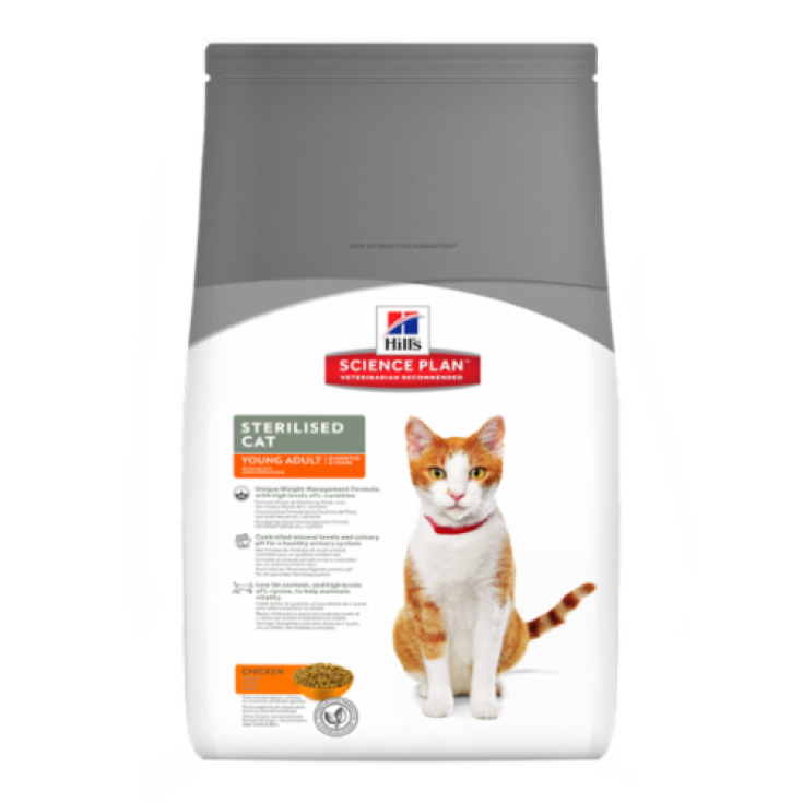 Hill's Science Plan Feline Sterilised Cat Young Adult mit Huhn 1,5kg