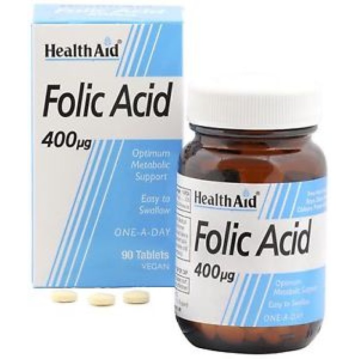 Health Aid Folsäure 400 Mcg 90 Comp