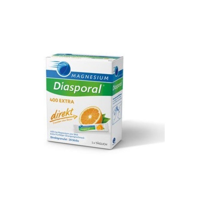 Monte Grappa Magnesium Diasporal Nahrungsergänzungsmittel Orangengeschmack 20 Beutel
