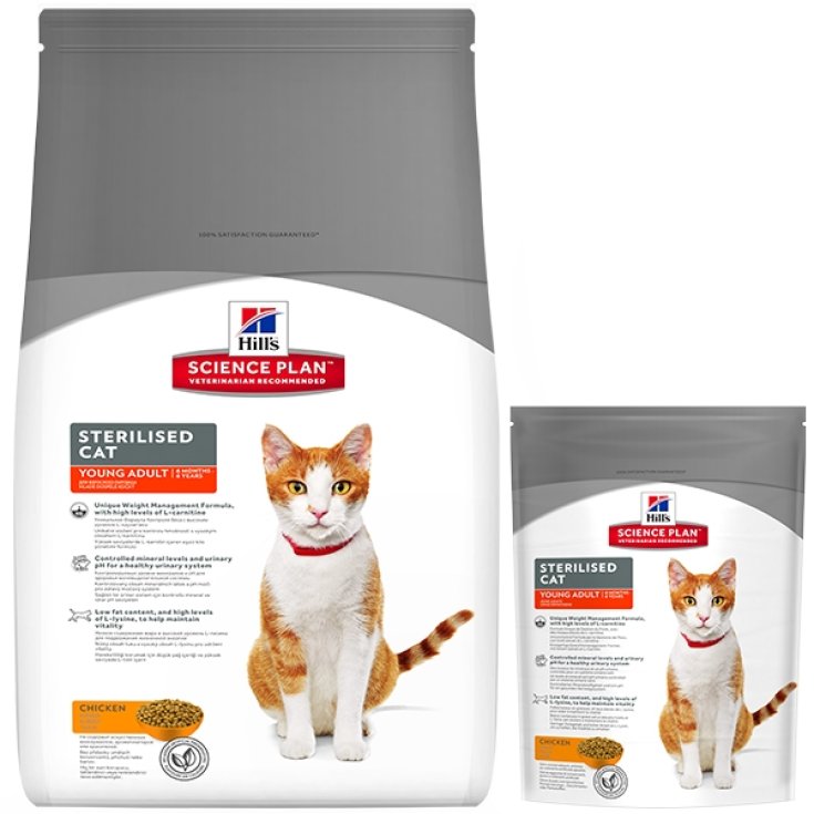 Hill's Science Plan Feline Young Adult Sterilised Cat With Chicken 8kg