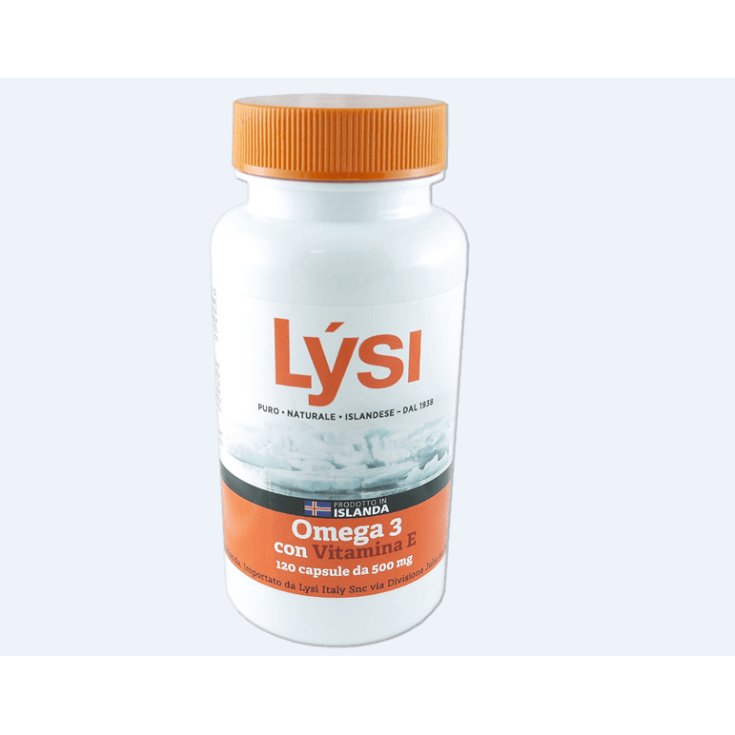 Lysi Omega 3 mit Vitamin E Nahrungsergänzungsmittel 120 Kapseln