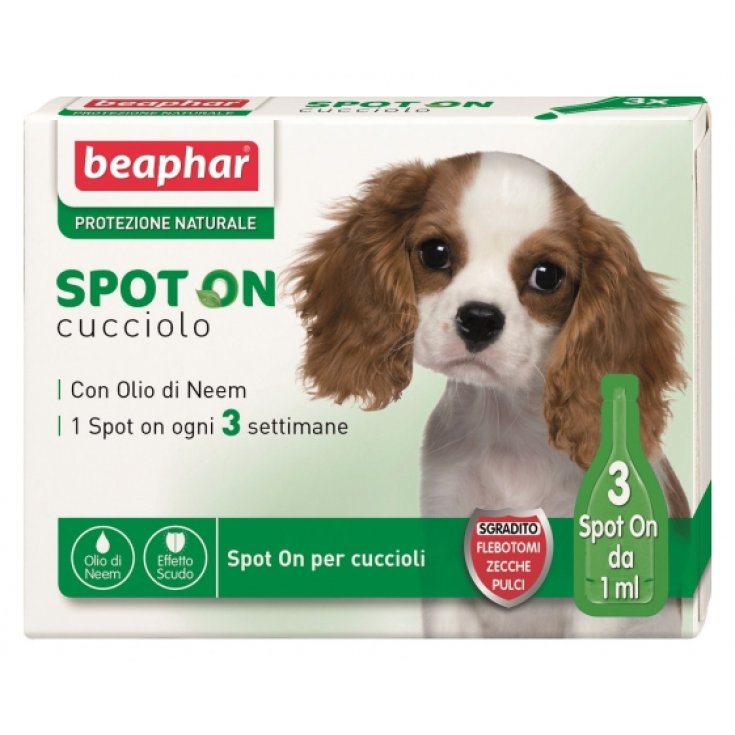 Beaphar Natural Protection Spot On Puppy Pet Oil 3 Pipetten