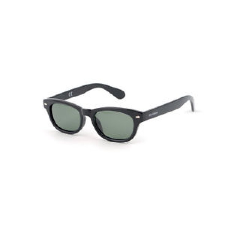 Doubleice Sonnenbrille Vintage Sun Schwarz Big