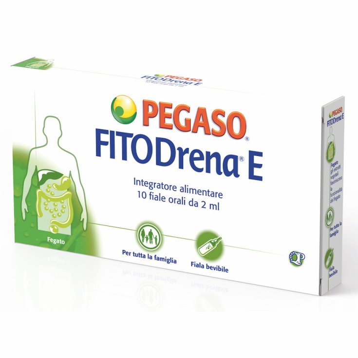 Pegaso® FITODrena® E Nahrungsergänzungsmittel 10 Fläschchen zum Einnehmen 2ml