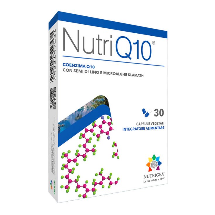 Nutrigea® NutriQ10® Nahrungsergänzungsmittel 30 pflanzliche Kapseln