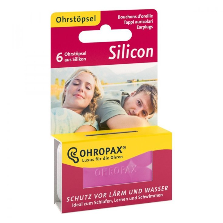 Sofarco Ohropax Silikon-Ohrstöpsel 6 Stück