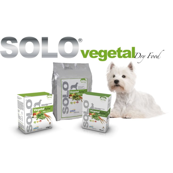 Solo Vegetal Trockenfutter Pflanzliches Trockenfutter für Hunde 1,5kg