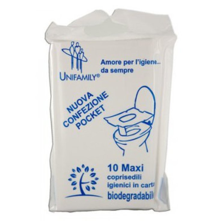 Unifamily biologisch abbaubarer Toilettensitz 10 Stück