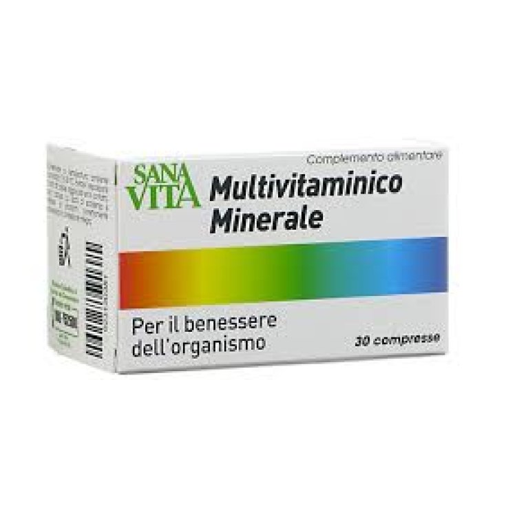 Sanavita Multivitamin-Mineral-Nahrungsergänzungsmittel 30 Tabletten