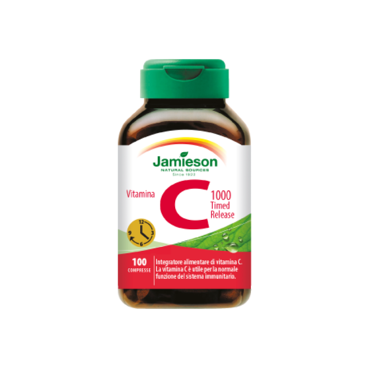 Jamieson Vitamin C 1000 Nahrungsergänzungsmittel mit zeitgesteuerter Freisetzung 100 Tabletten