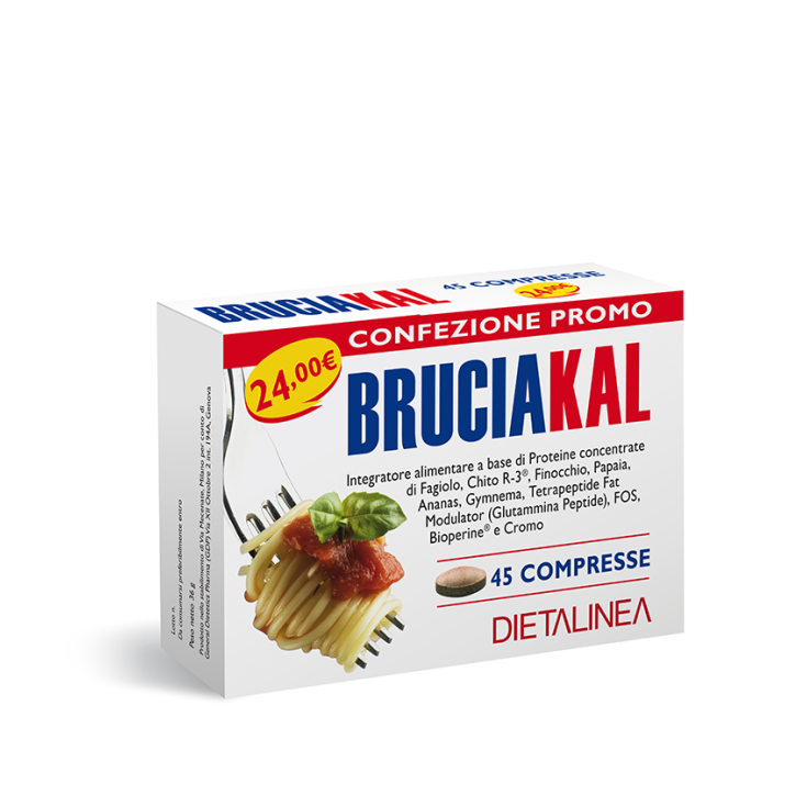 Dietalinea Bruciakal Nahrungsergänzungsmittel 45 Tabletten