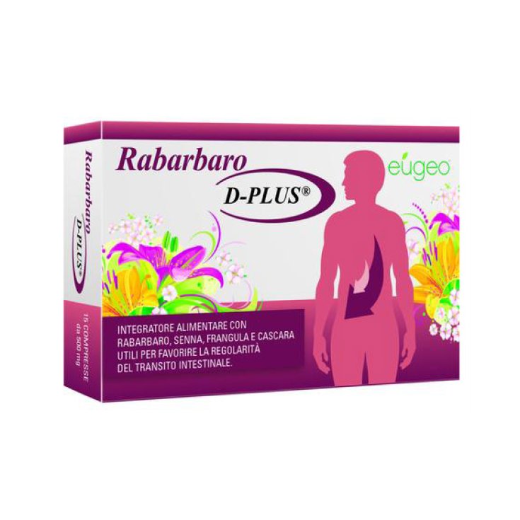 Eugeo Rhabarber D-Plus Nahrungsergänzungsmittel 15 Tabletten
