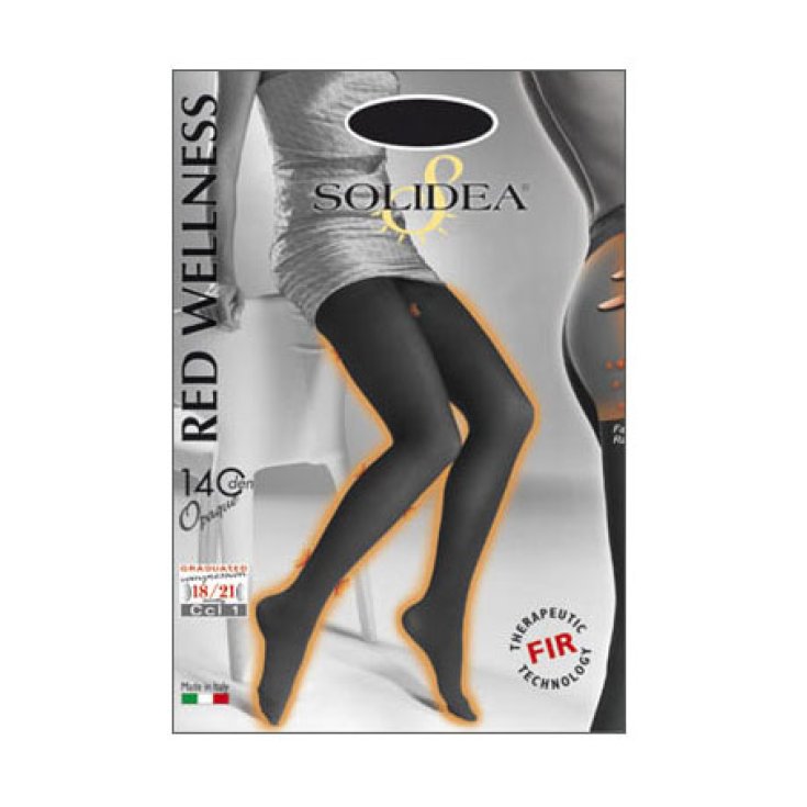 Solidea Red Wellness140 Opaque Moka Farbe Größe 4 XL-Xl Ein Paar