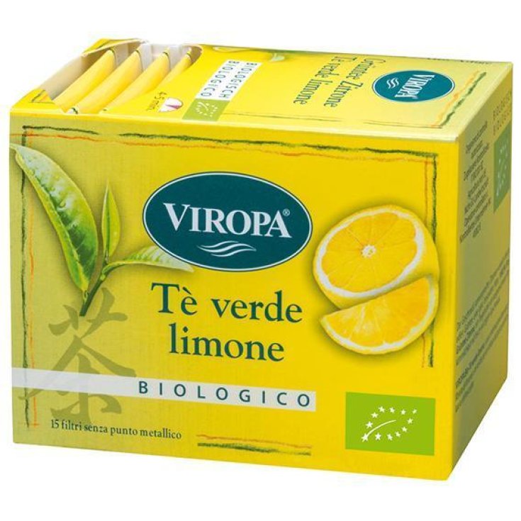 Viropa Bio Grüner Tee Zitrone 15 Sachets