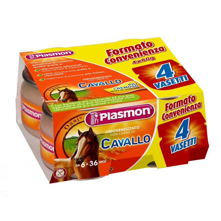 Plasmon Homogenisiertes Pferdefleisch 4x80g