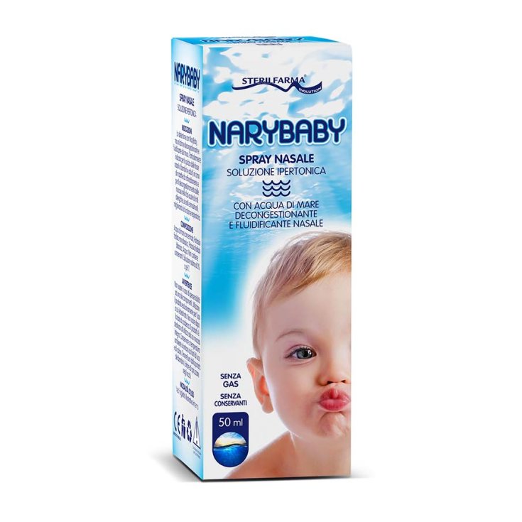 Sterilfarma® NaryBaby® Spry nasale hypertonische Lösung mit Meerwasser 50 ml
