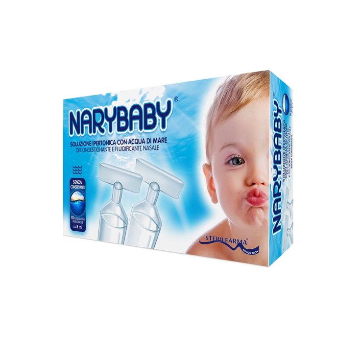 Sterilfarma® NaryBaby® Hypertonische Lösung mit Meerwasser 15 Einzeldosis-Fläschchen