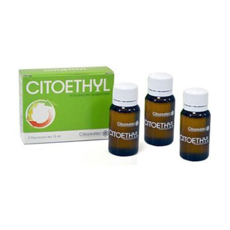 Citoethyl Nahrungsergänzungsmittel 3 Fläschchen mit 15 ml