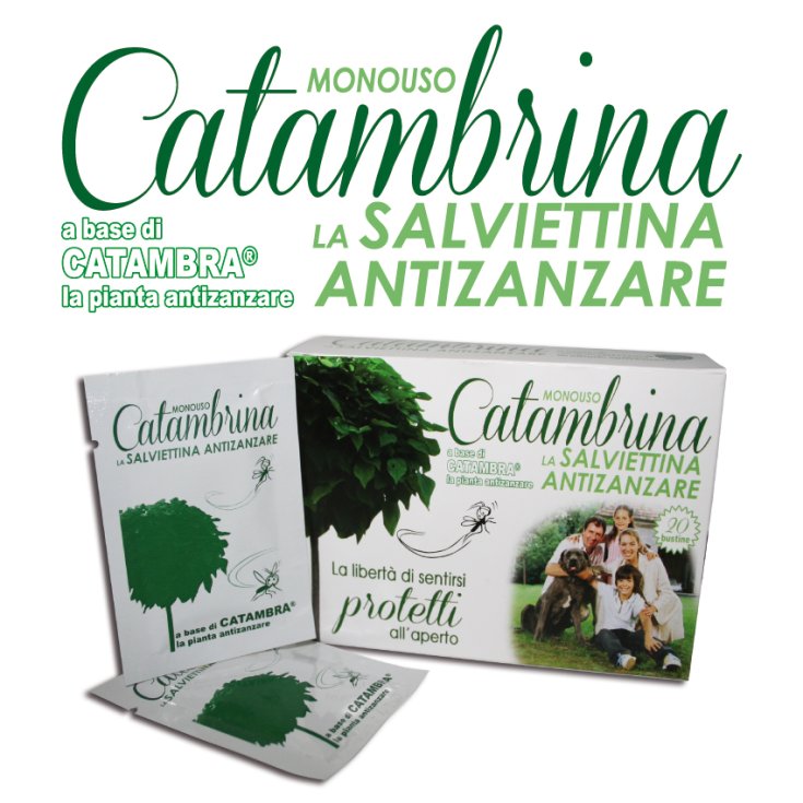 Ambrogio Italia Catambrina Einweg-Mückentücher 20 Stück