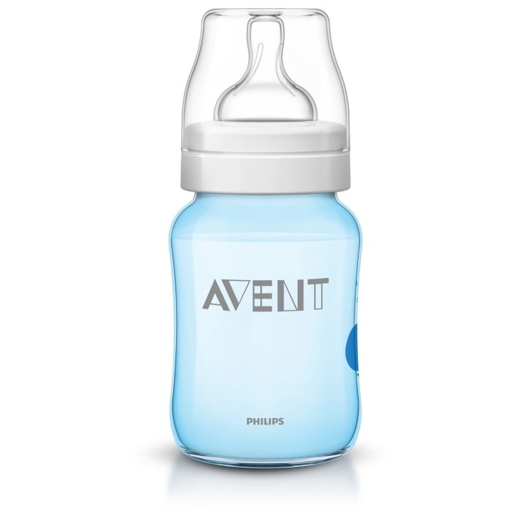 Philips Avent Classic Babyflasche Dekoriert Hellblau 260ml