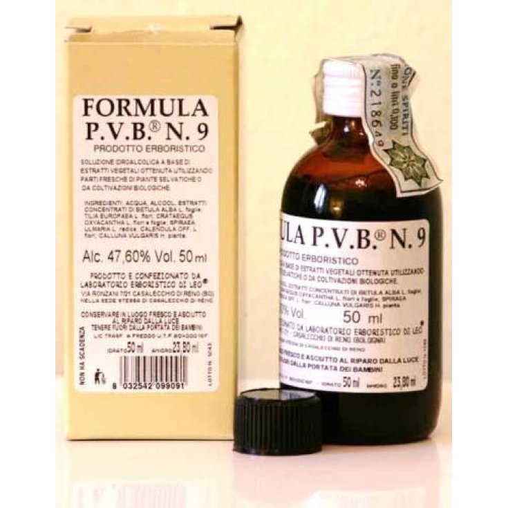 Laboratorio Erboristico Di Leo Formula PVBN9 Arterage-Plus Nahrungsergänzungsmittel 50ml