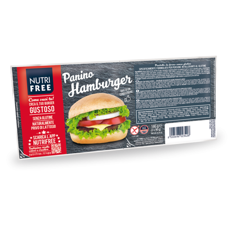 NutriFree Glutenfreies Hamburger-Sandwich 180g (90gx2)
