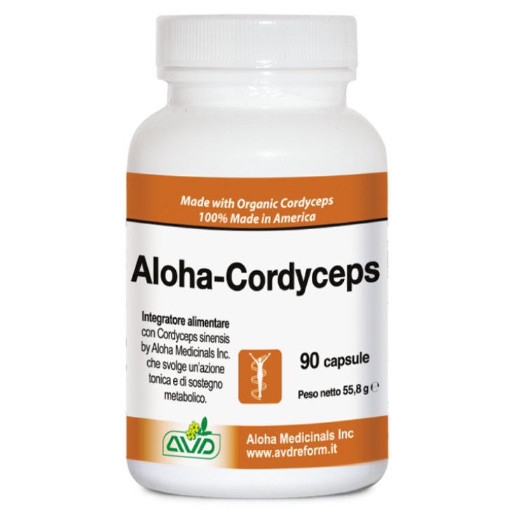 Aloha Cordyceps Bio-Nahrungsergänzungsmittel 90 Kapseln
