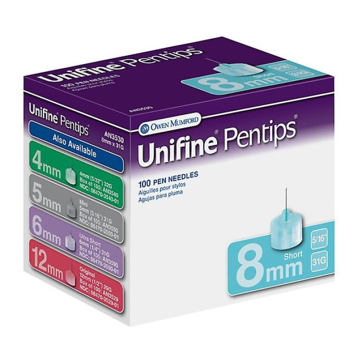 Unifine Pentips Nadel G31 8mm 100 Stück