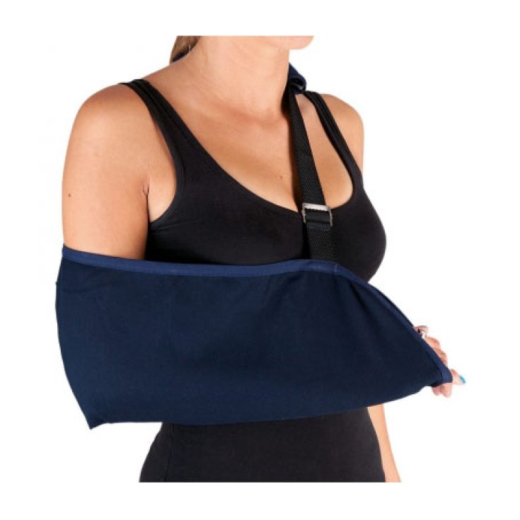 Armschlinge zur Unterstützung von Unterarm und Handgelenk, blaue Farbe, Größe L