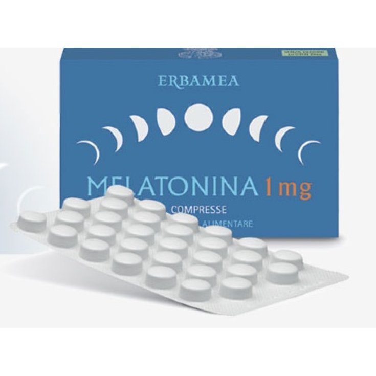 Erbamea Melatonin Nahrungsergänzungsmittel Ab 1mg 90 Tabletten