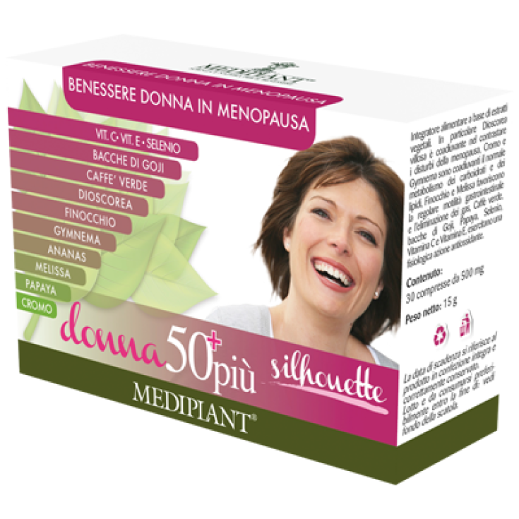 Mediplant Woman 50+ Silhouette Nahrungsergänzungsmittel 30 Tabletten