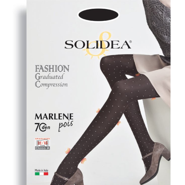 Solidea Marlene Pois 70 Blickdichte Strumpfhose Moka Farbe Größe 3 ml