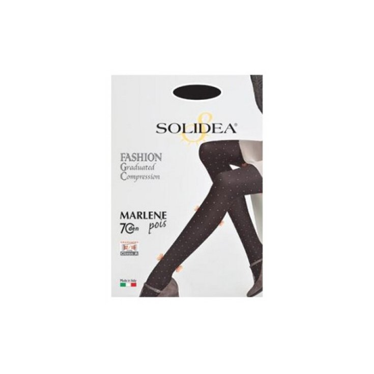 Solidea Marlene Pois 70 Denari Opaque Black 1-s