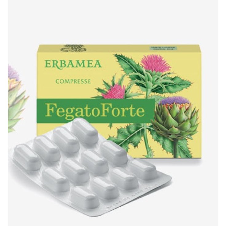 Erbamea FegatoForte Nahrungsergänzungsmittel 24 Tabletten