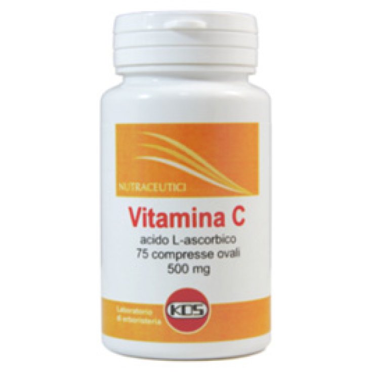 KOS Vitamin C Nahrungsergänzungsmittel 75 ovale Tabletten