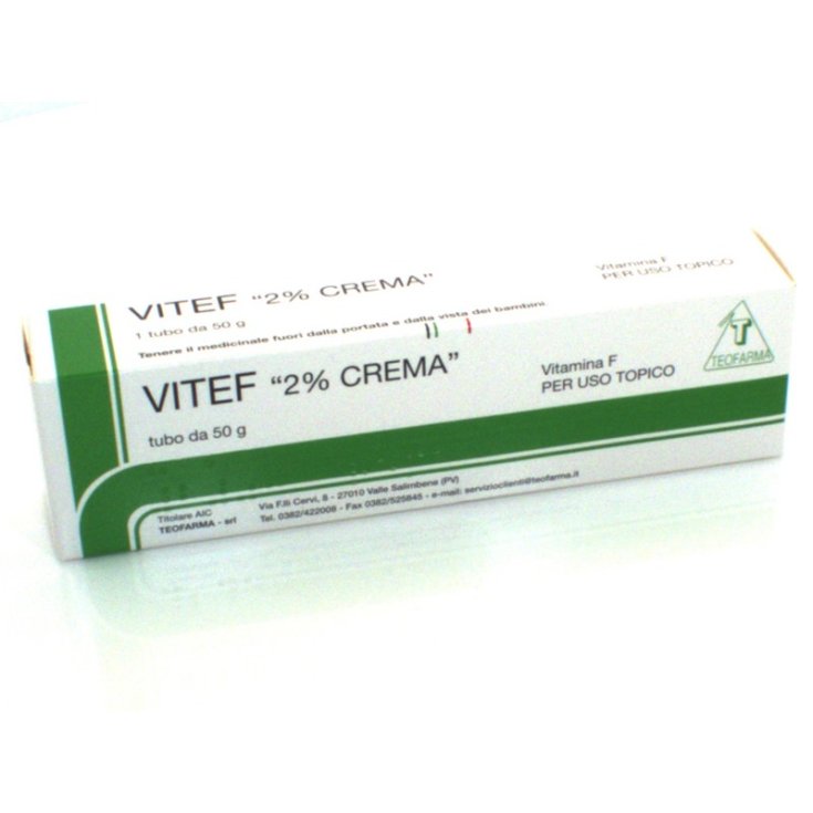Vitef Cosmetic Elastizing Cream auf Basis von Vitamin F 50ml