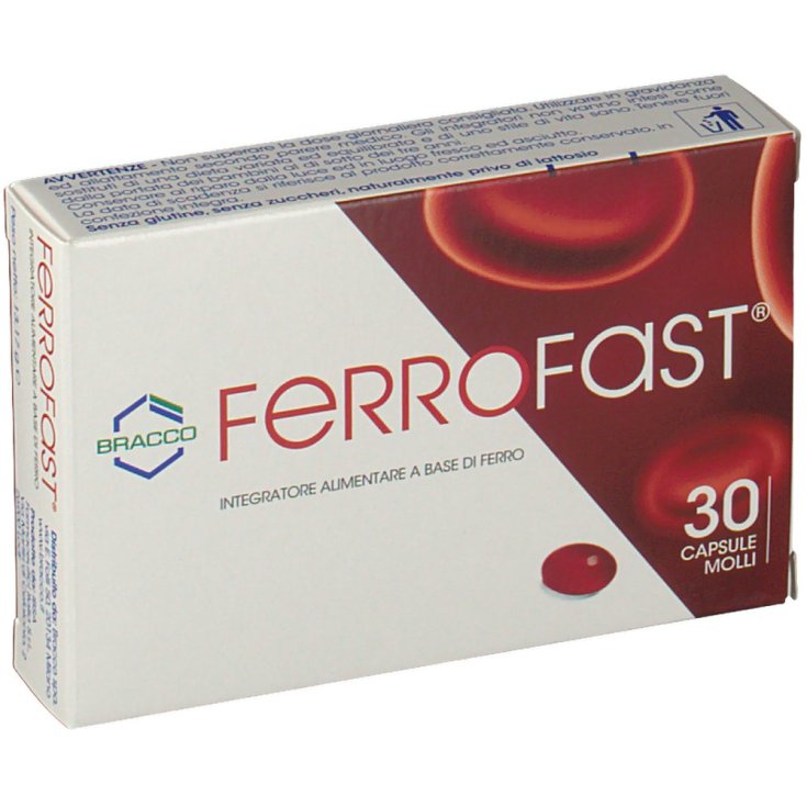 Bracco Ferrofast Nahrungsergänzungsmittel 30 Weichkapseln