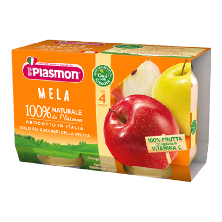 Plasmon Homogenisierte Apfel- und Aprikosenfrucht 2x104g