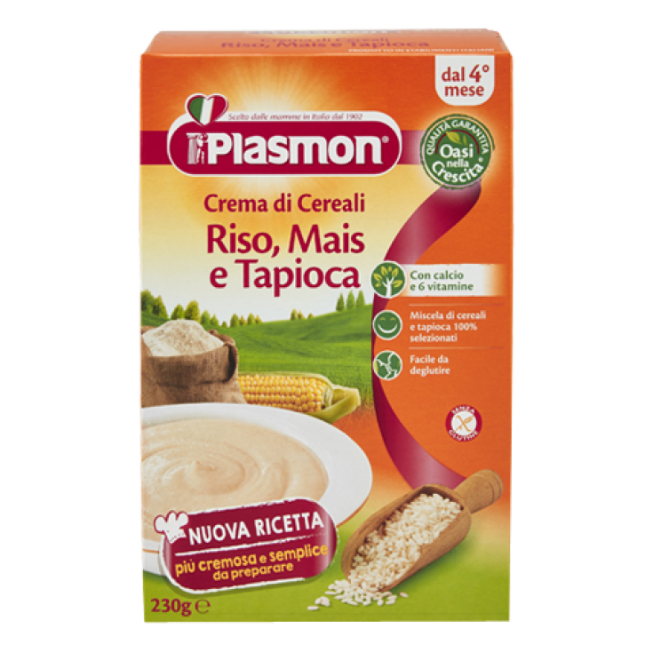 Plasmon Getreidecreme Reis, Mais und Tapioka 230g